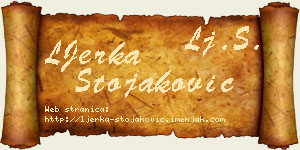 LJerka Stojaković vizit kartica